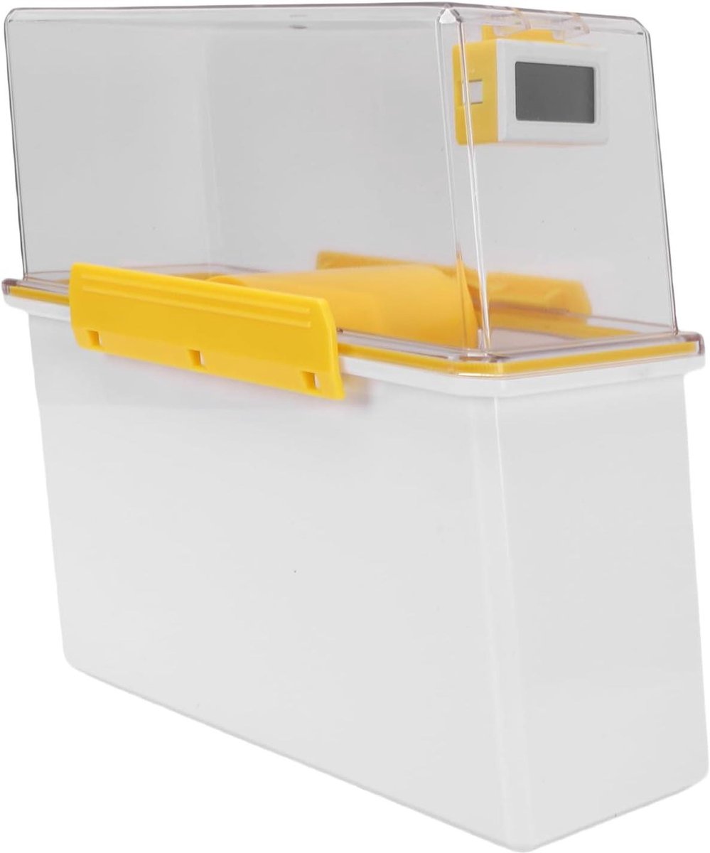 Filament Droogbox - Spoelhouder Container - 3D Printen Verbeteren - Vochtigheid Temperatuurmeter - 1 Kg Opslag - Transparant