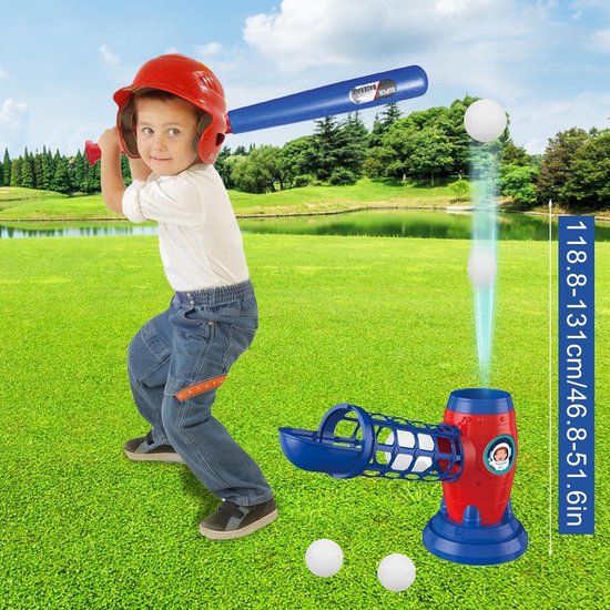 Honkbal Pitching Machine - Sport Speelgoed - Tuintraining Oefenen - Automatische Balworp - 5 Ballen Capaciteit - Niet Gespecificeerd — afbeelding 2