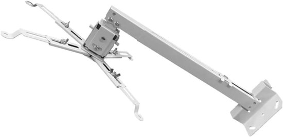 Projector beugel verstelbaar 40-65 cm wit staal plafond muur montage projectorstandaard stevig