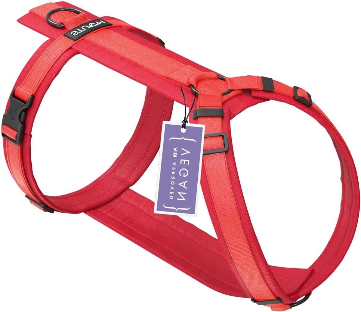Honden tuigje - Hondenriem - Veilig uitlaten - Ergonomisch ontwerp - Maat M - Rood