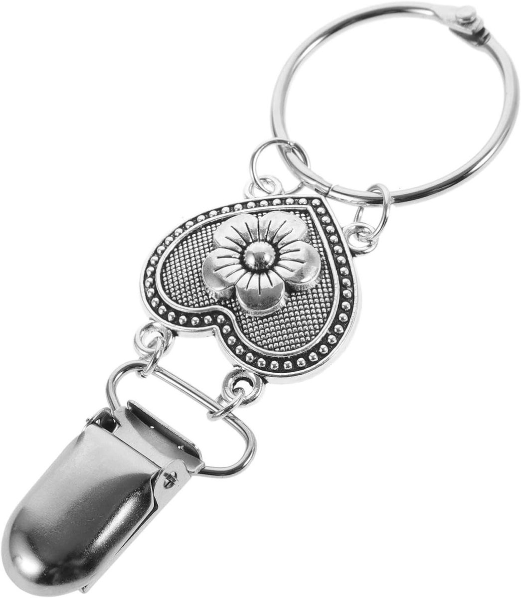 Hoed clip - Tas houder - Reizen - Zinklegering - 3 stuks - Zilver