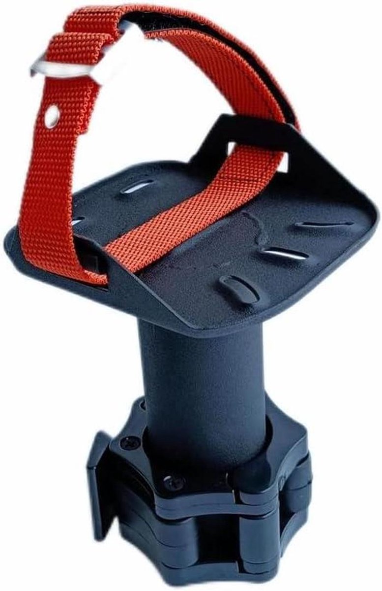 Tibialis Trainer - Kuitmachine Beenspieren - Scheenbeen Versterken - Verstelbare Pasvorm - 20 x 15 x 14 cm - Zwart Rood