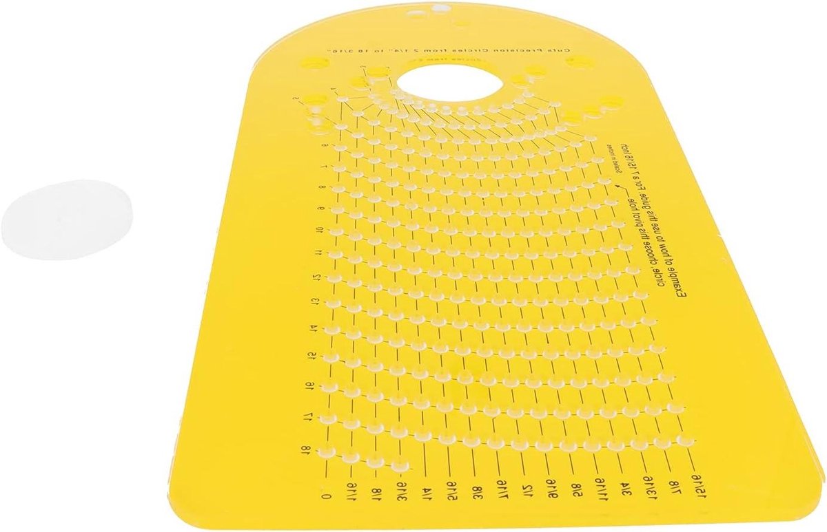 Cirkel Snijder - Houtfreesmal - Houtbewerking - Grote Cirkel Bereik - 2-18 Inch - Zwart