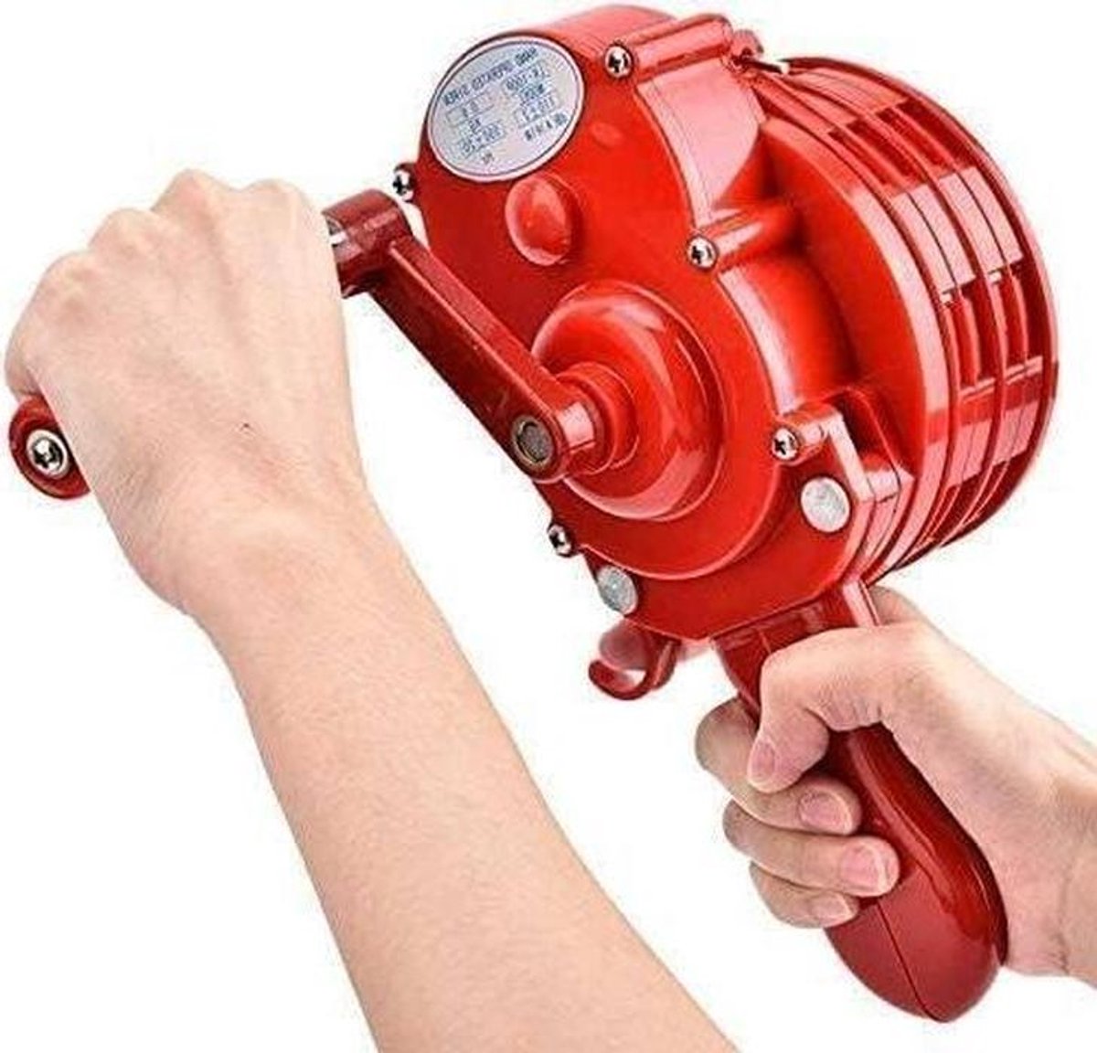 Handslinger Sirene - Hand Alarm - Noodsituaties Melden - 110 Decibel Geluid - Compact Ontwerp - Rood