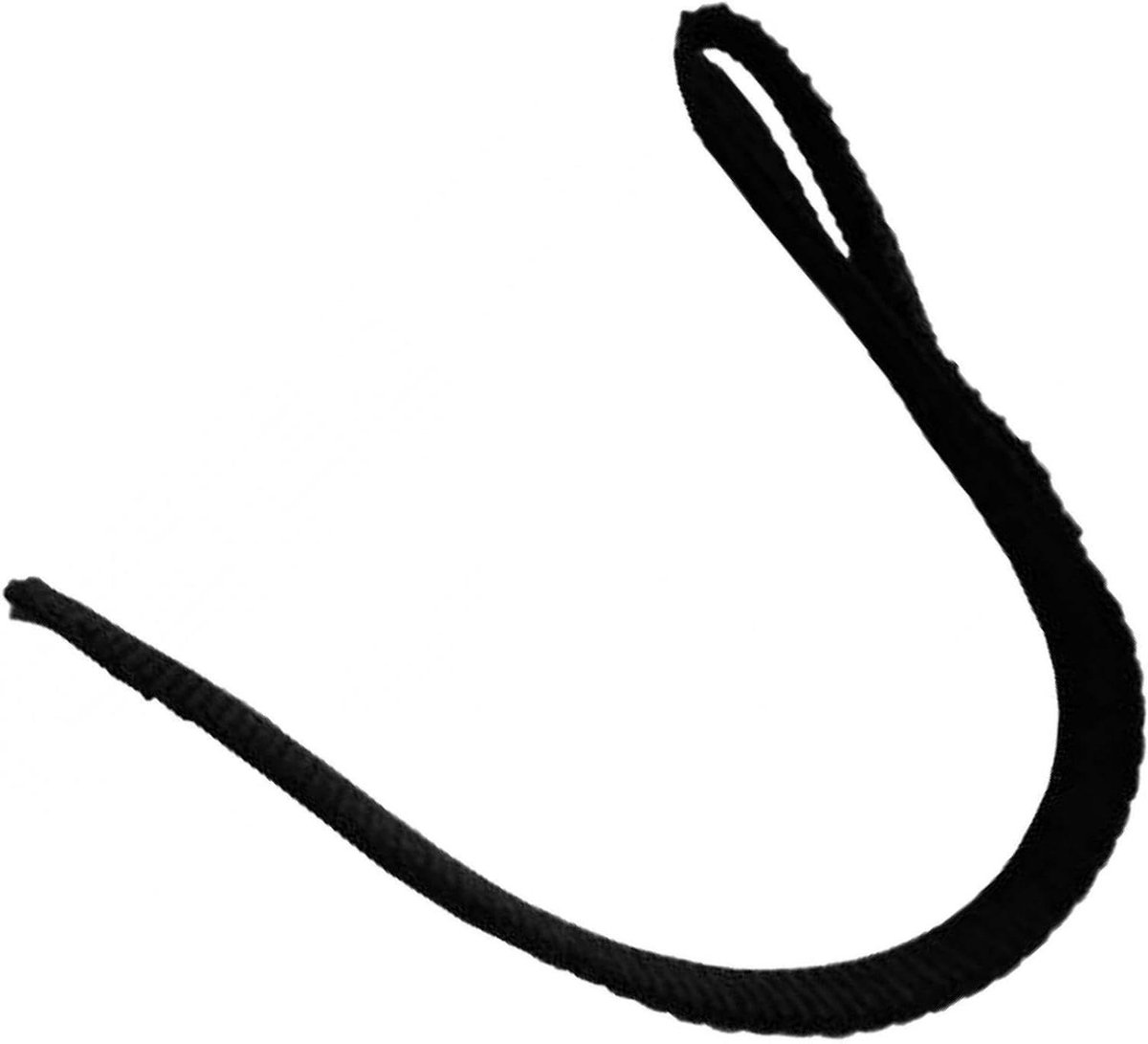 Lierhaak trekband - Trekband lier - Schepen vastzetten - Duurzaam polyester - 26 cm - Zwart