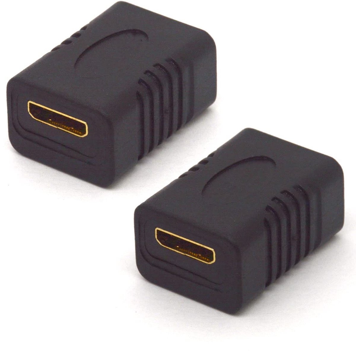 Mini HDMI Coupling Adapter voor 4K Video, HDMI Type C Female naar Female Connector, Ondersteunt 3D en 1080P, Geschikt voor Telefoons, Camera's en Tablets (2 Stuks)