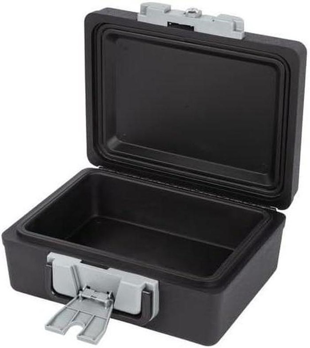 Draagbare Kluis - Veilige Box - Waardevolle Spullen - Vuurvast Waterdicht - 39x33x16 cm - Zwart