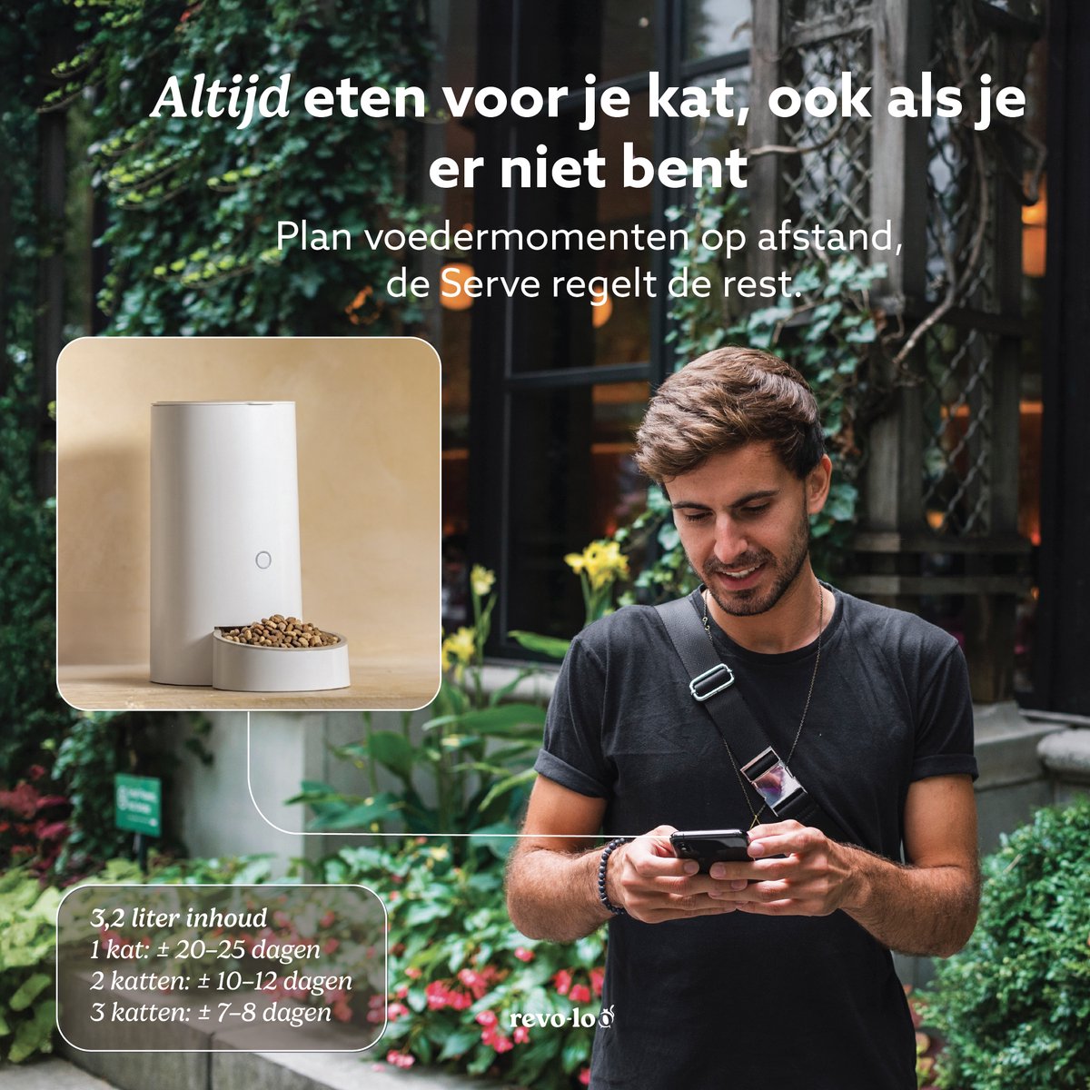 Revo-loo Serve - Automatische Voerbak Kat thumbnail 6
