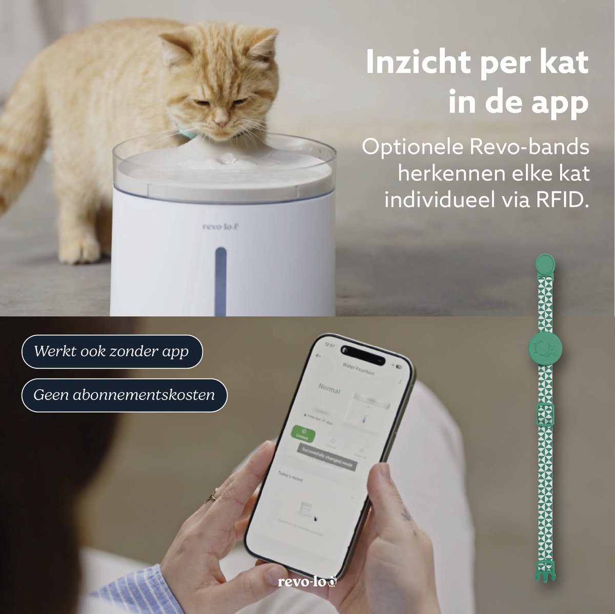 Revo-loo Stream - Drinkfontein Kat met Filter thumbnail 2