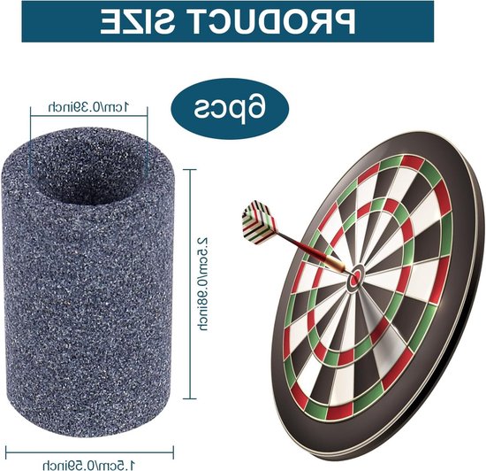 Set van 6 Ronde Potloodslijpers voor Darts, Inclusief Dartpunten en Accessoires, Duurzame Slijpers voor Darts en Pijlen, Perfect voor Precisie en Gebruiksgemak van Merkloos — afbeelding 5