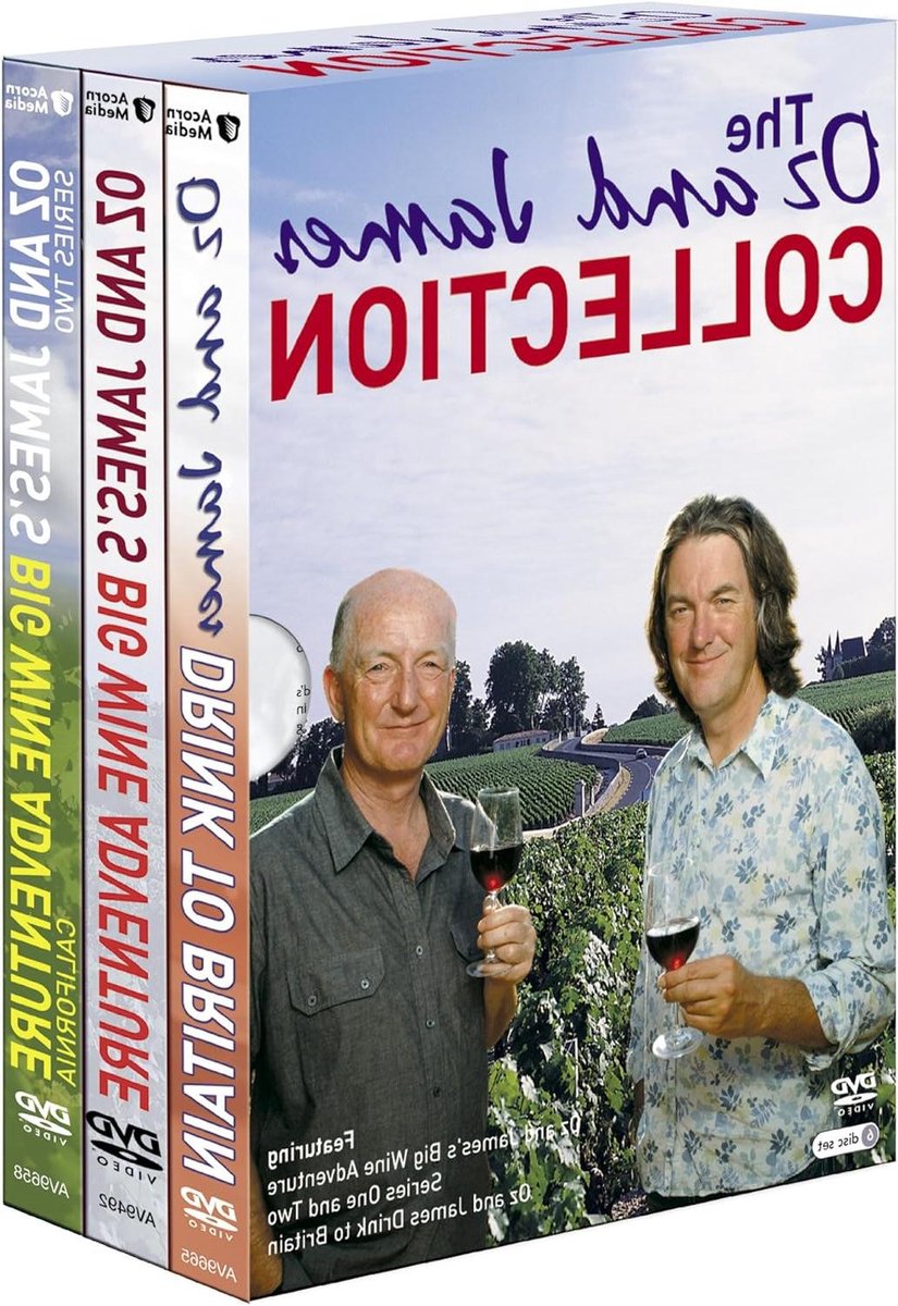 Oz and James's Big Wine Adventure - Wijnreis Serie - Televisie Kijken - Complete Series 1-3 - 6 Disks
