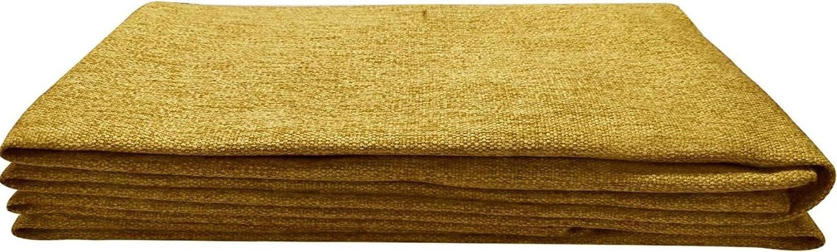 Comfortabel Rugkussen - Linnenlook Kussensloop - Ontspannen Lezen - Afneembare Hoes - 80 cm - Geel