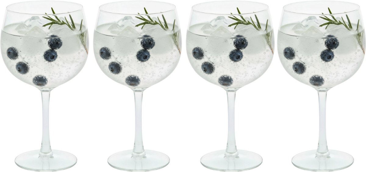Cookinglife Gin Tonic Glazen 650 ml - 4 Stuks