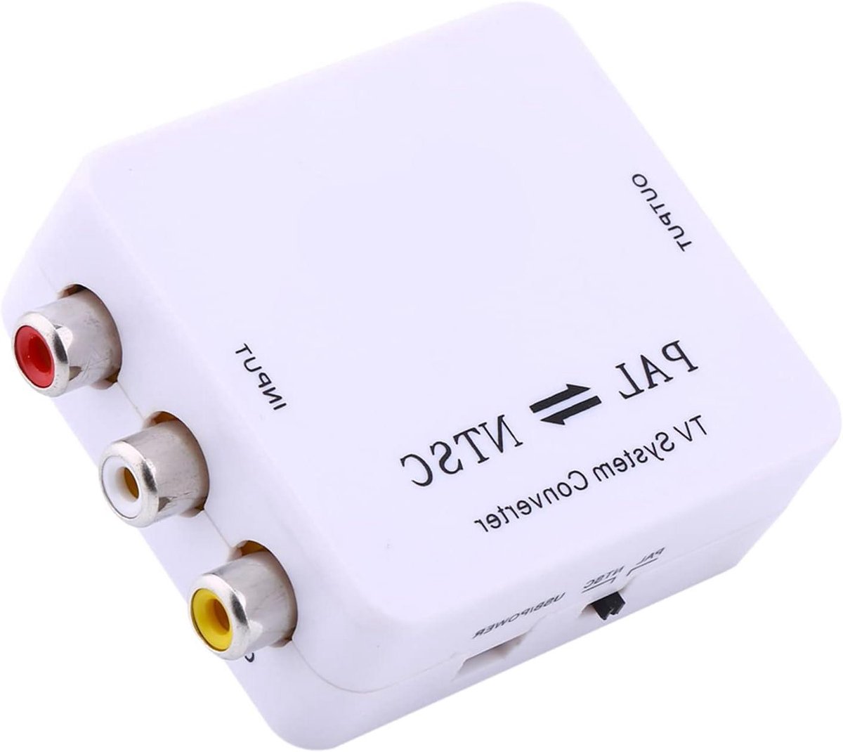 Video Systeem Converter - Signaal Omvormer - TV Compatibiliteit - Bi-directioneel Mini - 11 x 8 x 2 cm - Zwart