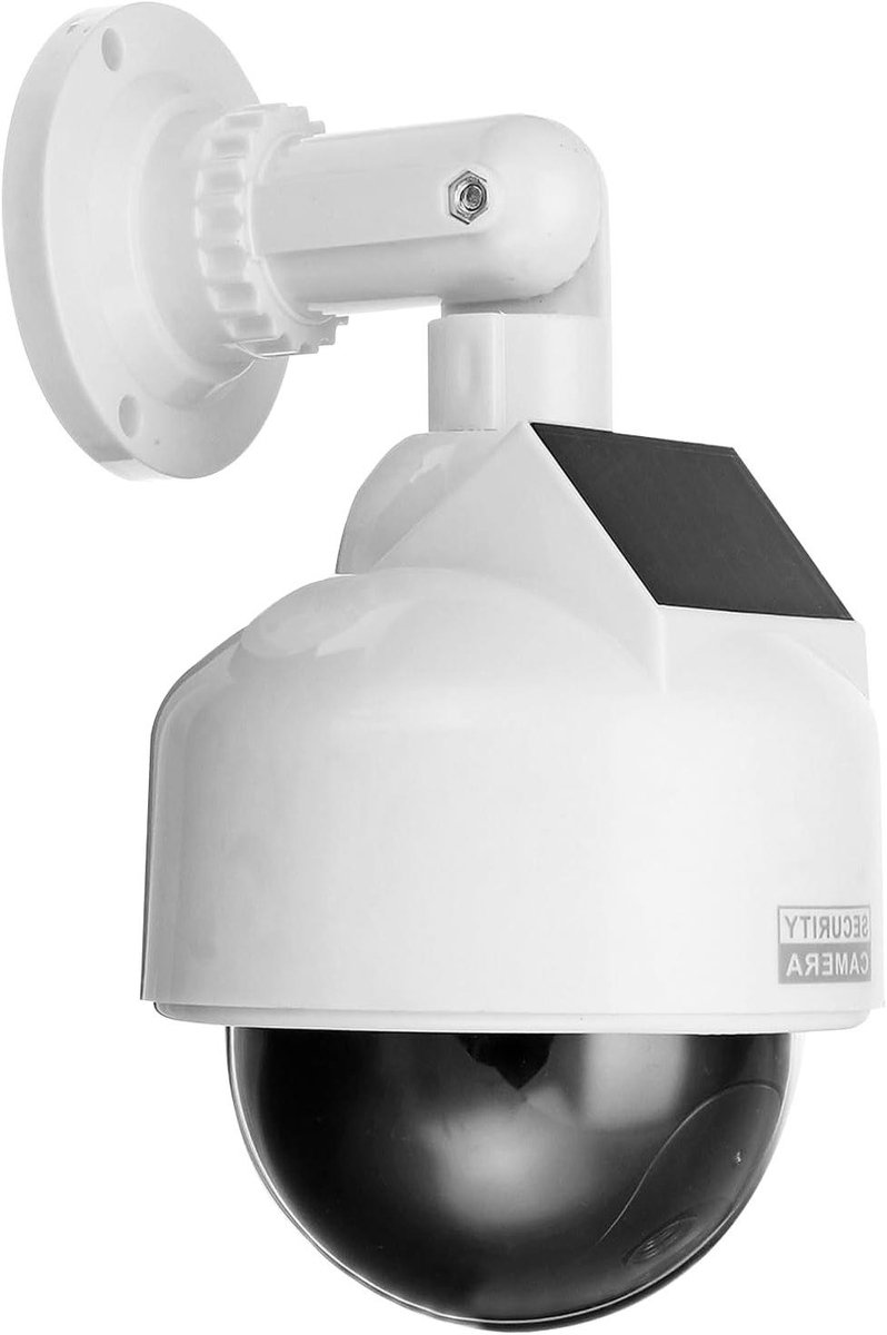 Dummy Camera - Nep Beveiliging - Diefstal Preventie - Knipperend LED - 15x12x24 cm - Wit