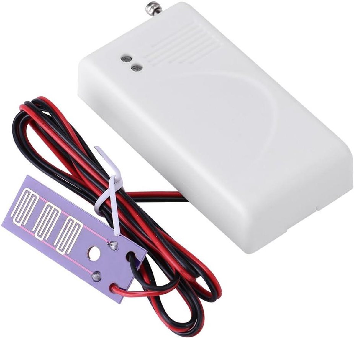 Water Alarm - Lekdetector - Waterschade Voorkomen - 100M Zendbereik - 7x4.6x1.6cm - Wit