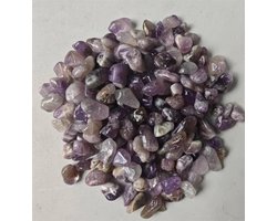 Decoratief Grind - Kleurstenen Siergrind - Aquarium Decoratie - Kleine Korrel - 100 gram - Lichtpaars