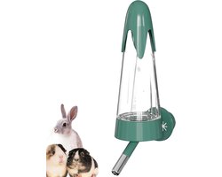 Waterfles Knaagdieren - Drinkfles Dier - Dieren Hydrateren - Lekvrij Ontwerp - 125 ml - Groen
