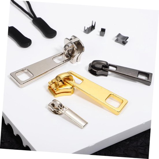 Rits Reparatie Kit - Universele Ritsen - Kleding Repareren - Voor Diverse Maten - 11 x 6.5 cm - Diverse Kleuren — afbeelding 2