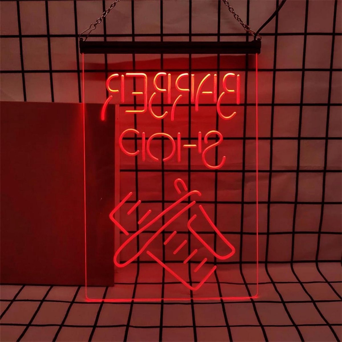 LED Neon Lamp - Wanddecoratie Licht - Sfeer Creëren - USB Aangedreven Dimbare - 30x20cm - Rood