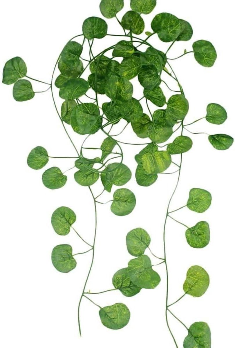 Kunsthaag Klimop - Kunstplant Ranken - Decoratie Buiten - Realistisch Effect - 12 Strengen