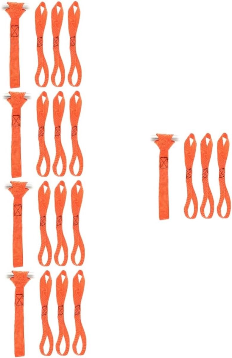 Verbindingsriemen - Spanbanden - Bagage Vervoeren - Heavy Duty - 20 stuks - Oranje