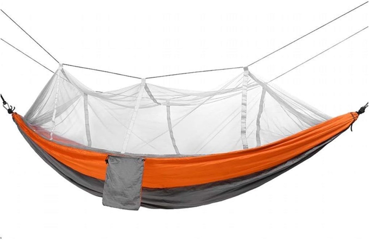 Draagbare Hangmat - Buitenbed Schommel - Kamperen Reizen - Geïntegreerd Klamboe - 260x140cm - Groen