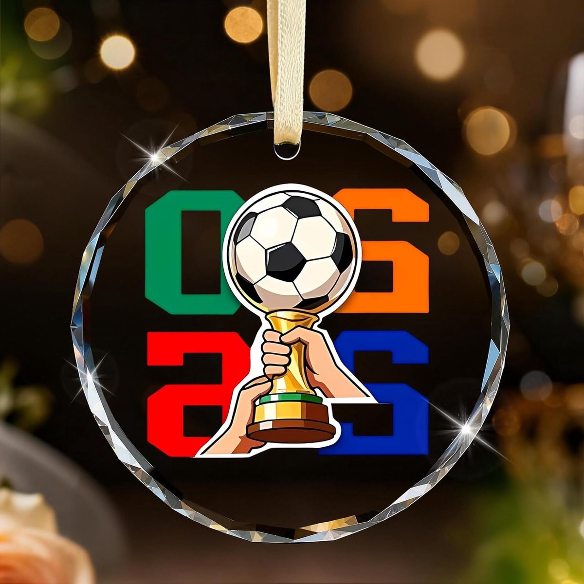 Voetbaltoernooi Ornament 2026, Unieke Souvenirs voor Voetbalfans, Verzamelobjecten en Decoratie voor Sportliefhebbers, Perfecte Cadeaus voor Sportfanaten en Voetballiefhebbers