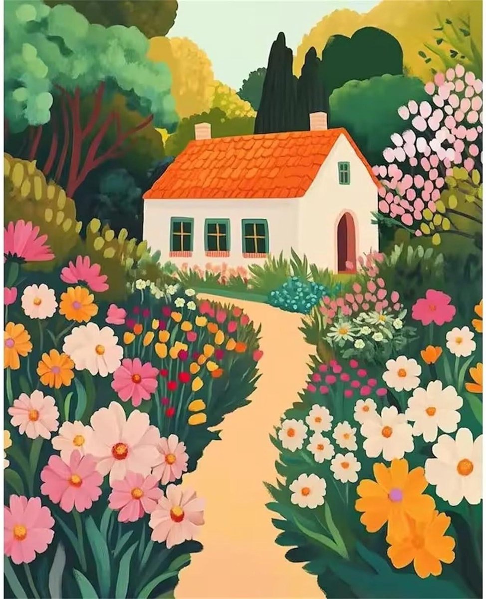 Puzzel 1000 stukjes - Legpuzzel volwassenen - Gezinsactiviteit - Inclusief poster - 75 x 50 cm - Bloemen