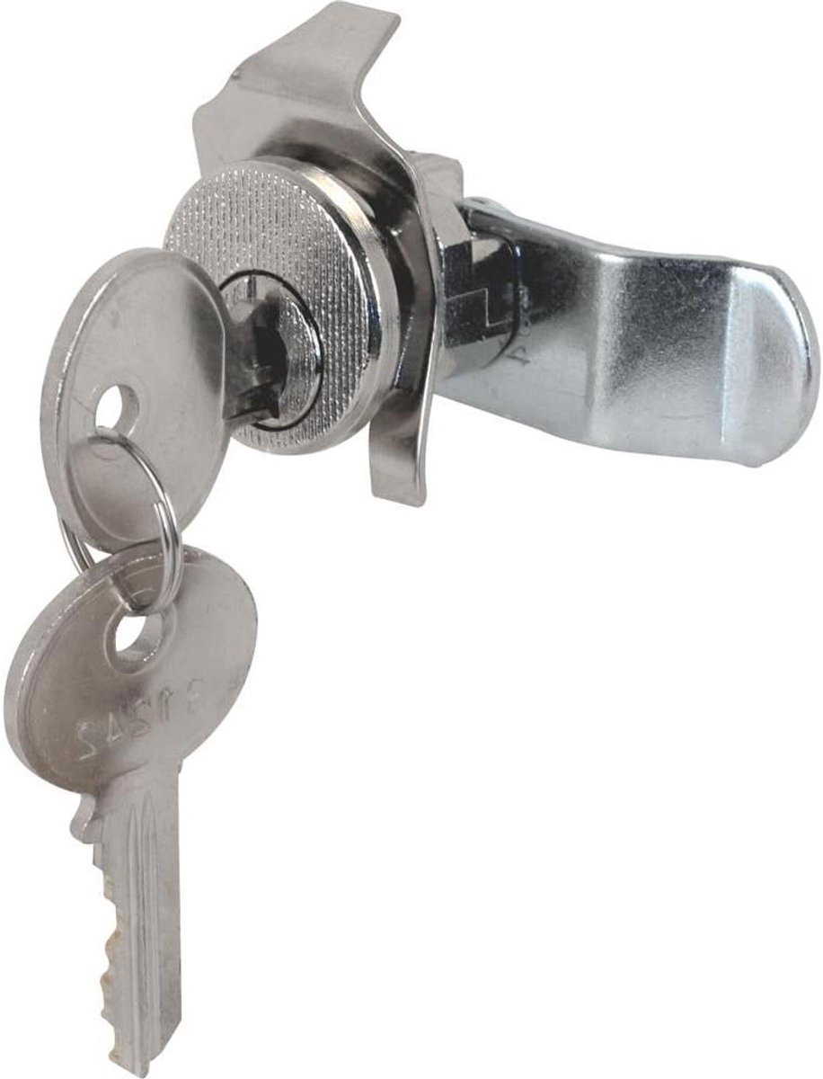 Brievenbus slot - Postbak slot - Veilige post - 5-pins tuimelslot - 7/8 inch - Nikkel