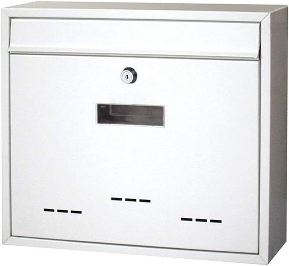 Brievenbus Postvak - Wandmontage Ijzeren - Post Ontvangen - Afsluitbaar Weerbestendig - 360x90x310mm - Antraciet