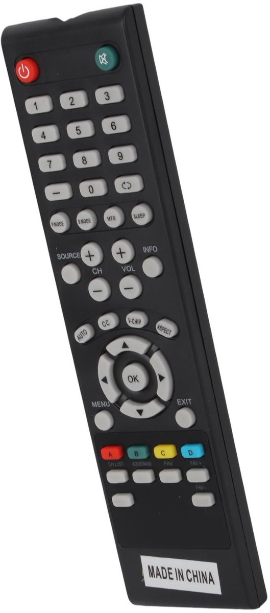 Afstandsbediening Compatibel met SEIKI - ABS Materiaal - Afstandsbediening van Meer dan 8M - TV Afstandsbediening voor SEIKI TV