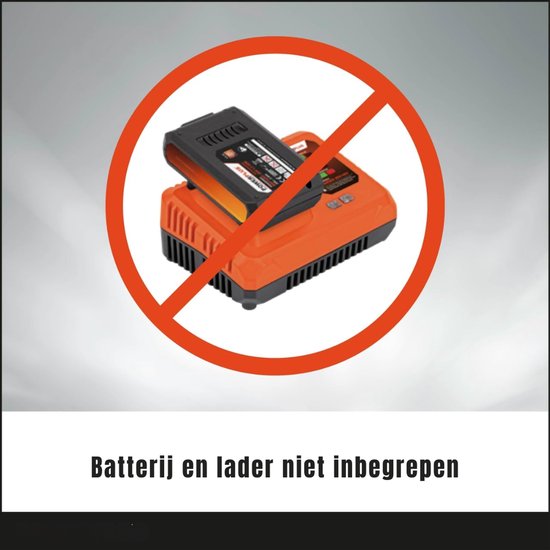 KAD® Elektrische Onkruidborstel Machine - 400W - Inclusief 2 Wisselborstels (Staal & Nylon) - Verstelbare Telescoopsteel - Oranje - 127cm x 15cm x 13cm van Merkloos	 — afbeelding 2