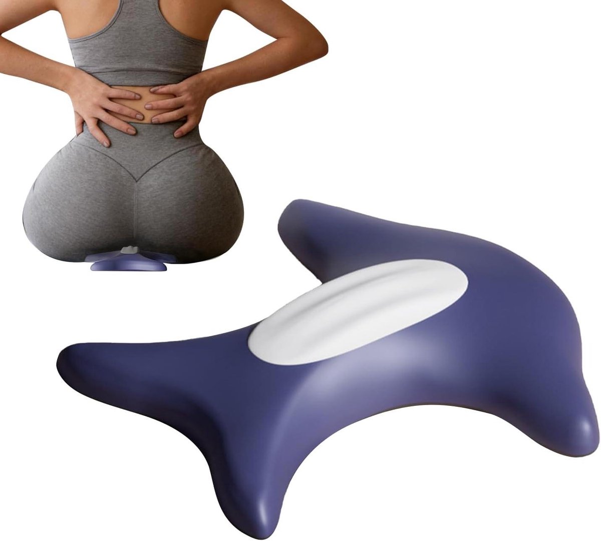 Bekkenbodem Trainer - Binnenbeen Versterker - Lichaamsvorming - Met Verwarmingsfunctie - 23.5 cm - Blauw