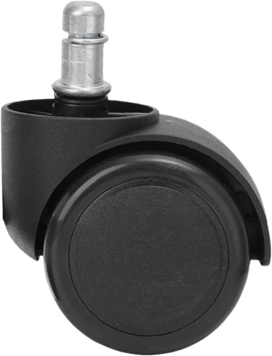 Zwenkwielen Bureau - Stoelwielen Meubel - Soepel Rollen - Stil En Stabiel - 2 Inch - Zwart