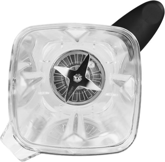 Vierkante blenderkan - Reserveonderdeel mixer - Grote hoeveelheden mixen - BPA-vrij materiaal - 2 liter inhoud - Transparant — afbeelding 3