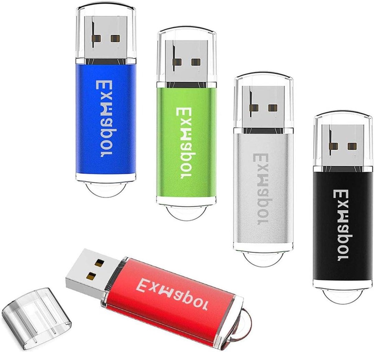 USB Geheugenstick - Pen Drive - Bestanden Opslaan - LED Indicator - 32GB - Meerkleurig