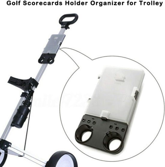 Golf Scorekaart Houder - Scorebord Accessoire - Golf Score Bijhouden - Waterdicht met Stormflap - 12.5x23.5cm - Pauw van GOLF — afbeelding 3