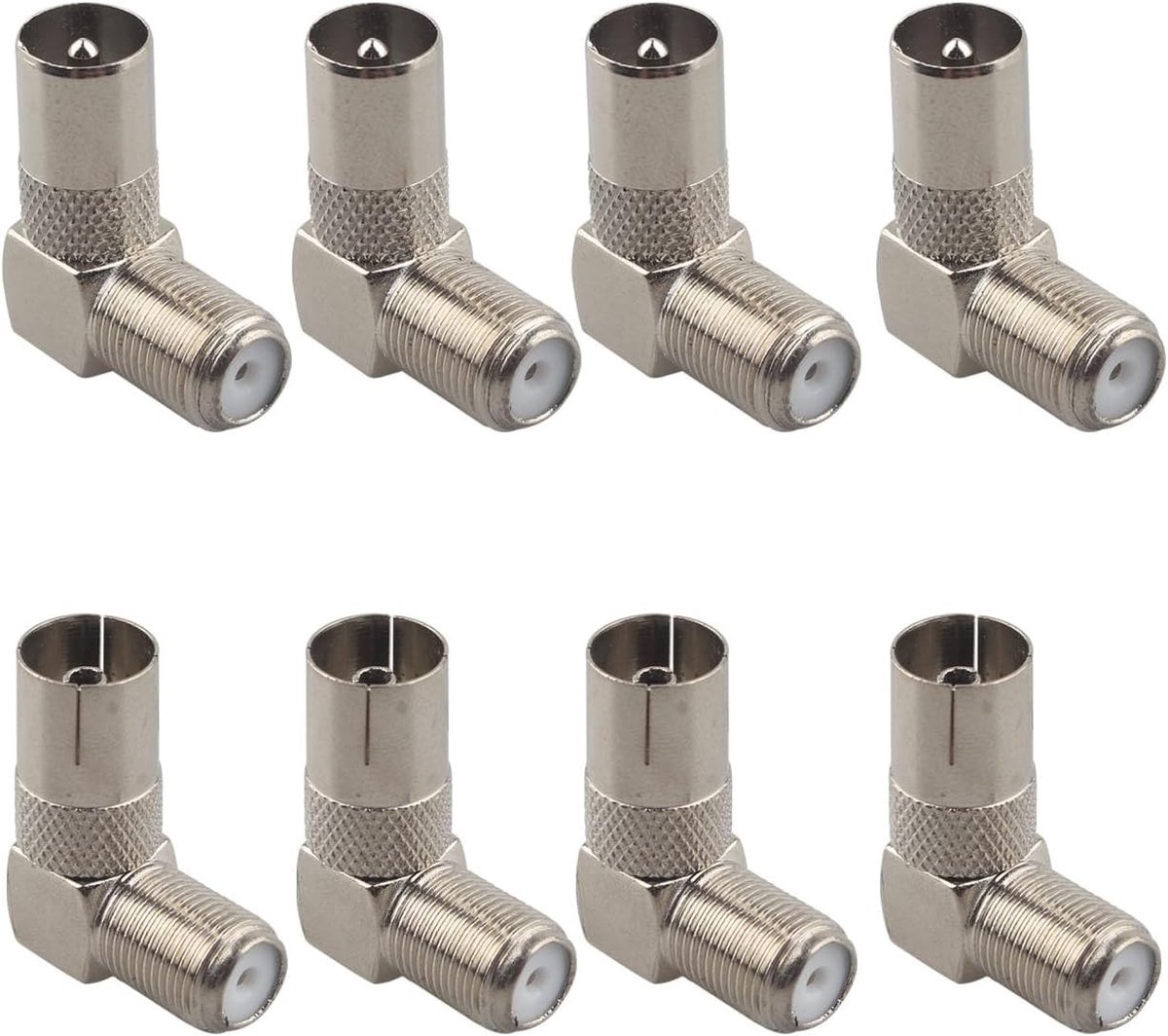 VT Goods - Coax RF Connectors - TV Aansluitingen - Geschikt voor Wandmontage - Satelliet Antenne - Plasma LCD TV Installaties - Vrouwelijke en Manne...