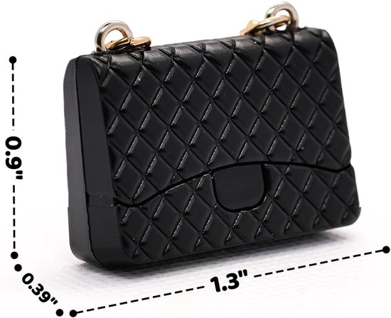 Poppenkleding set - Accessoires voor poppen - Creatief spelen - Luxe chique stijl - 17 cm poppen - Zwart — afbeelding 5