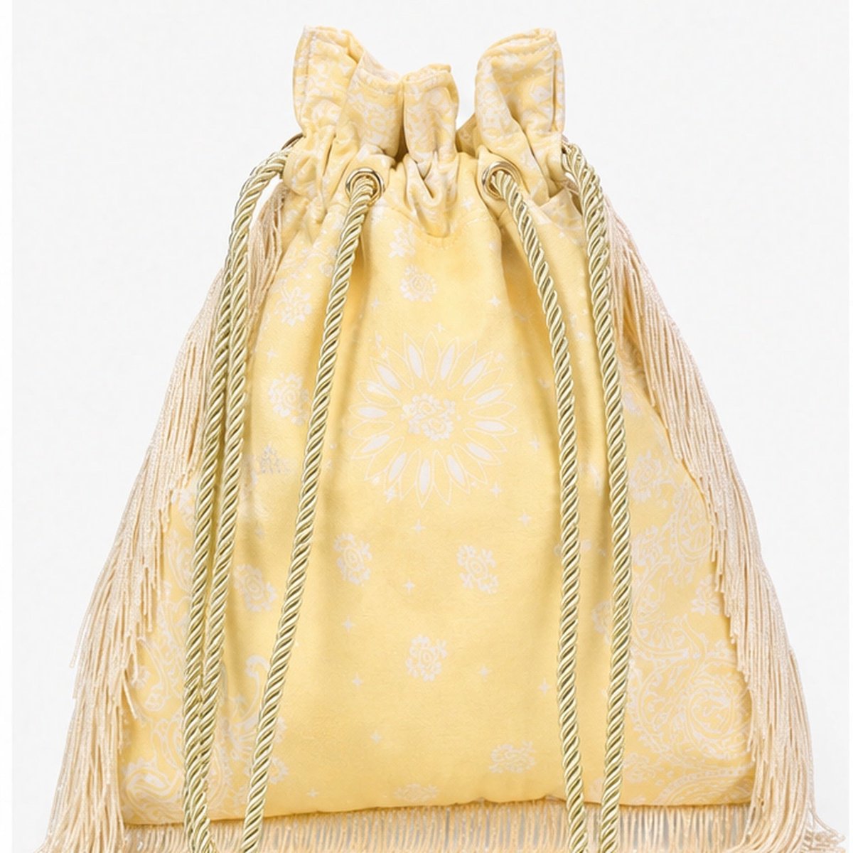 HS Drawstring Scarf Bag - Meerdere Kleuren - Geel