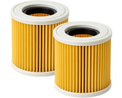 2 stuks filters - Voor Kärcher MV1 , MV2 , MV3, WD2 , WD3 , WD 2.250 , WD3200 ,WD 3300 , A2004 , A2204 , A2054 , A2656 - Vervanging van het filter van de stofzuiger - 12*12*11,3 cm