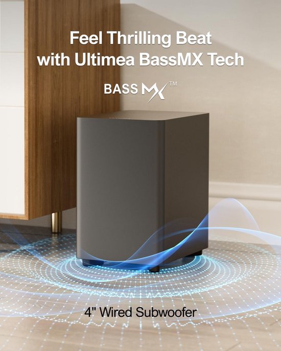 Krachtige 7.1 Soundbar met Draadloze Achterluidsprekers en Subwoofer voor Smart TV - Surround Geluidssysteem — afbeelding 5