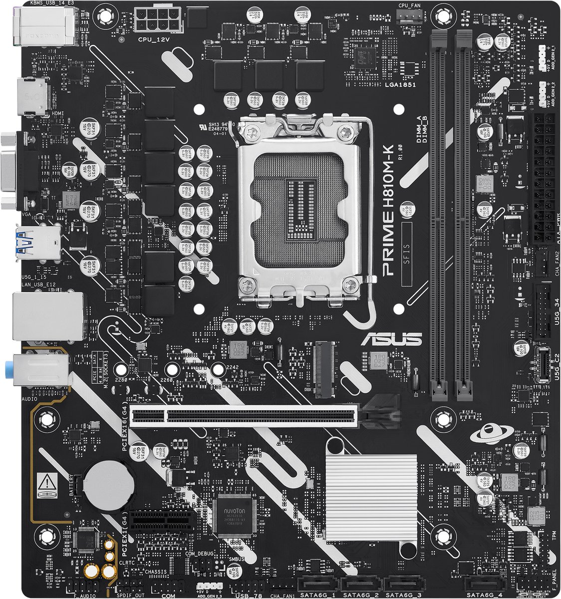 ASUS PRIME H810M-K Intel H810 LGA 1851 (Socket V1) micro ATX