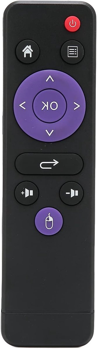 Draadloze IR Afstandsbediening voor Televisie, Vervangingsremote voor MX9 en MX10 IPTV TV Box met RK3328 Chip, Geschikt voor 8.1 en 7.1 Versies