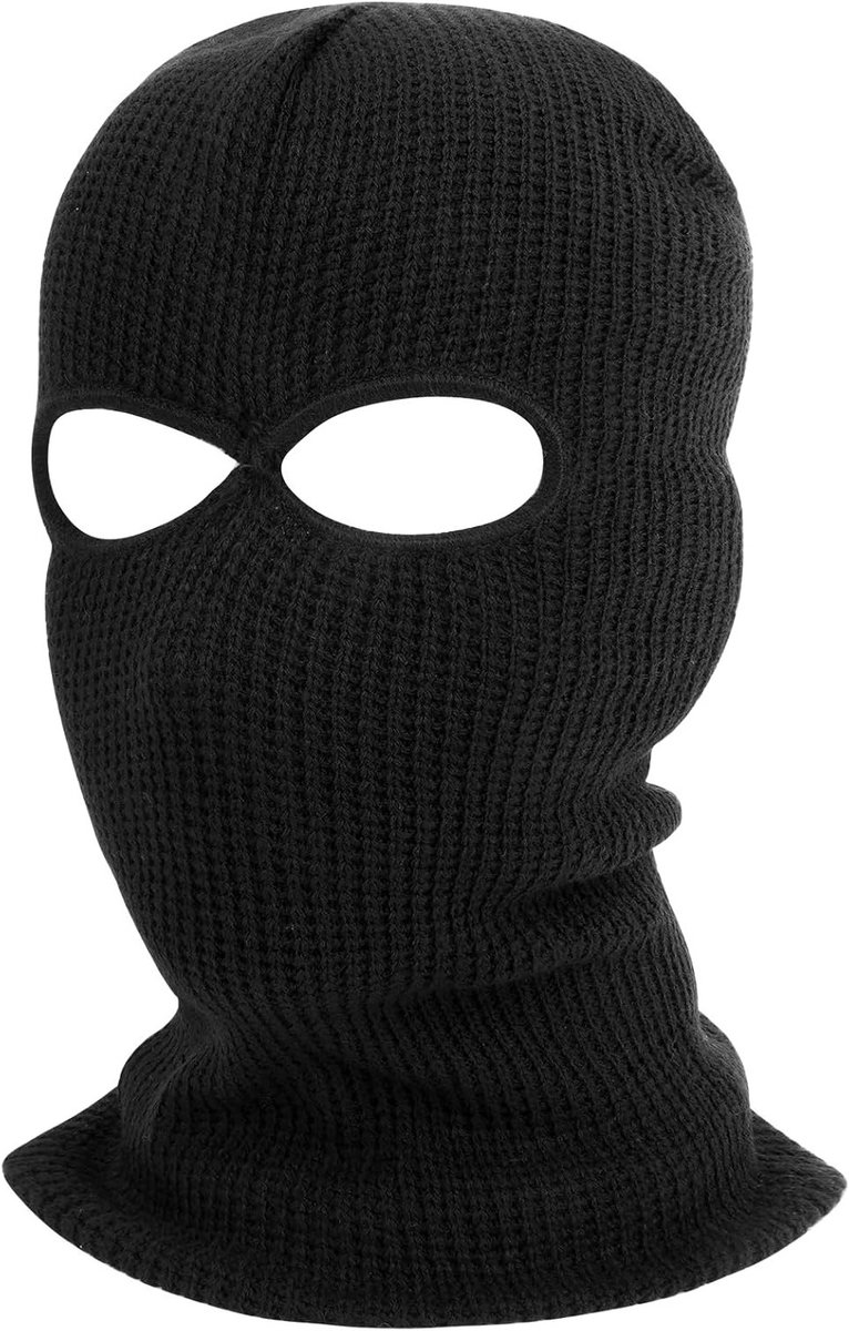 Multifunctionele Balaclava met 3 en 2 gaten voor Skiën, Motorrijden en Fietsen - Warm en Ademend Masker