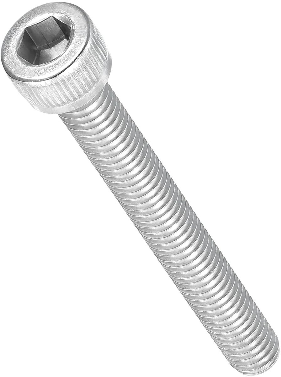 Set van 10 Hexagon Socket Lens Head Schroeven M6-1x50mm - RVS 304 voor Elektrische Motor en 3D Printer, Duurzaam en Roestvrij