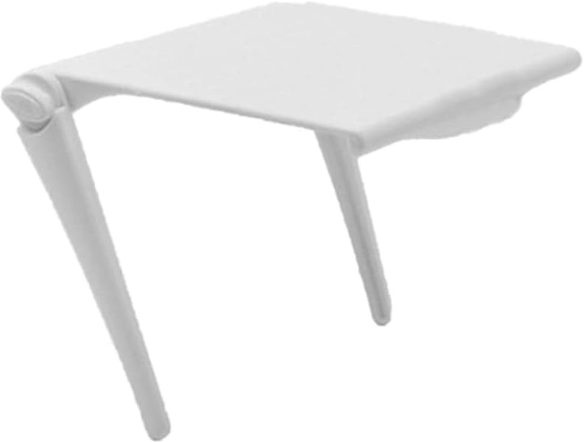 Monitor Opbergplank - Tv-scherm Plank - Bureau Organisatie - Opvouwbaar Ontwerp - 16.2x11.2cm - Wit