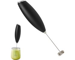 Melkschuimer Gereedschap - Mini Mixer - Dranken Bereiden - Draagbaar Op Batterijen - 142 x 59 cm - Zwart