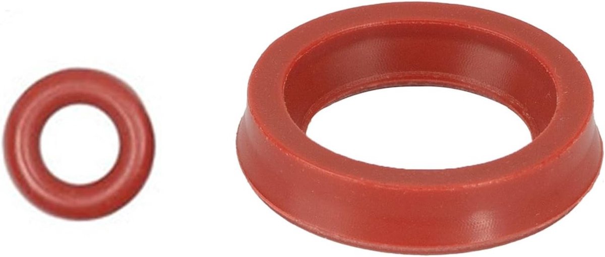 Complete afdichtset voor volautomatische koffiemachines: lipafdichting en O-ring voor watertank, voedselveilig, geschikt voor diverse merken zoals Jura, Bosch en AEG.